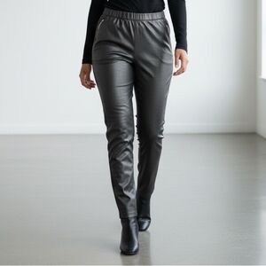 Stradivarius Charcoal Flare Split Pants